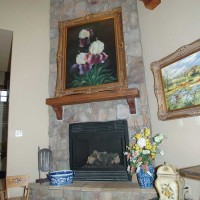 Custom Home fireplace